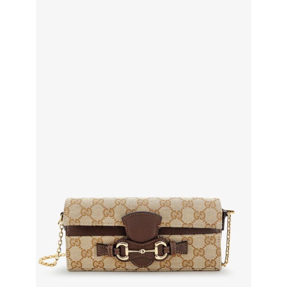 Gucci Women Wallet With Chain And Horse Clip